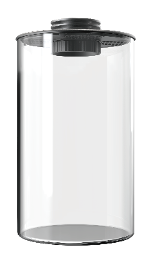 Cylindrical Micro Landscape Terrarium with LED Grow Light