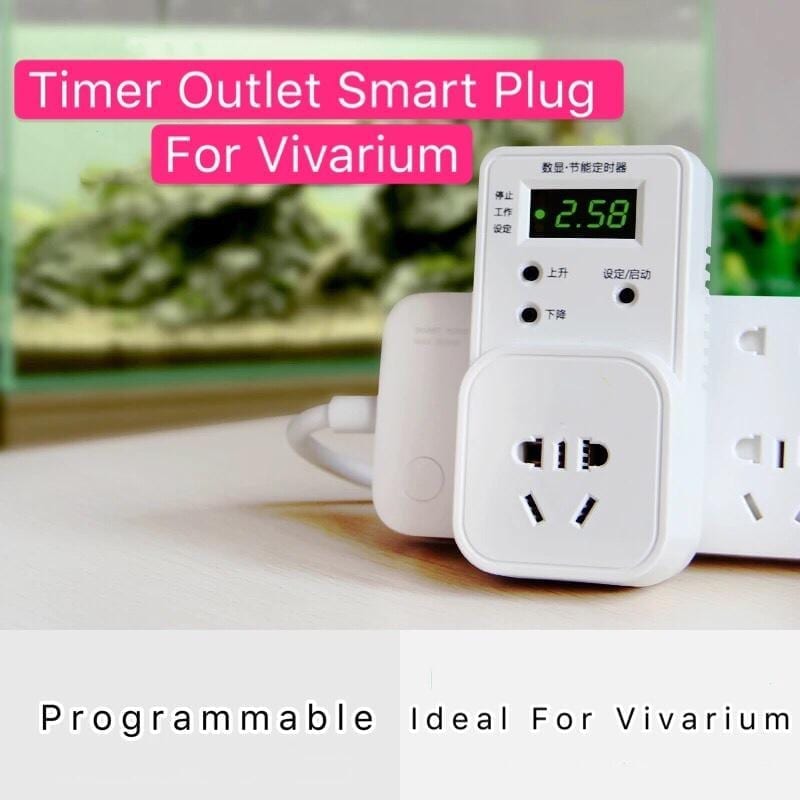 Timer Outlet Smart Plug  Programmable Indoor For Vivarium