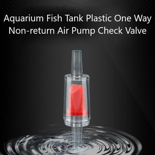 Aquarium Fish Tank Plastic One Way Non-return Air Pump Check Valve