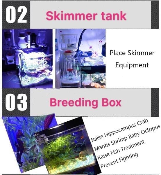 External Refugium, Breeder, Breeding Box, Skimmer Container