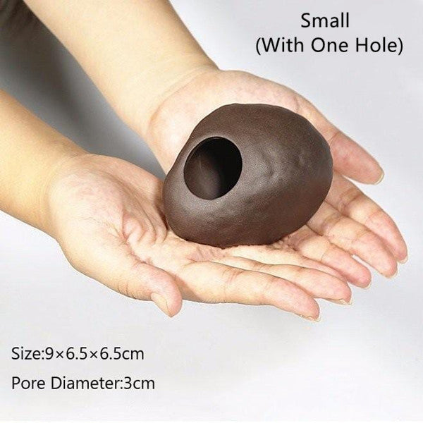 Stones Ceramic Aquarium Rock Cave Decoration Spawning Sites For Fish Shrimp Tank