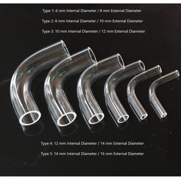 Fish Tank Acrylic L Shaped 90 Degree Tube Elbow Fitting Pipe Connectors