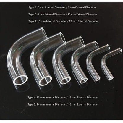Fish Tank Acrylic L Shaped 90 Degree Tube Elbow Fitting Pipe Connectors